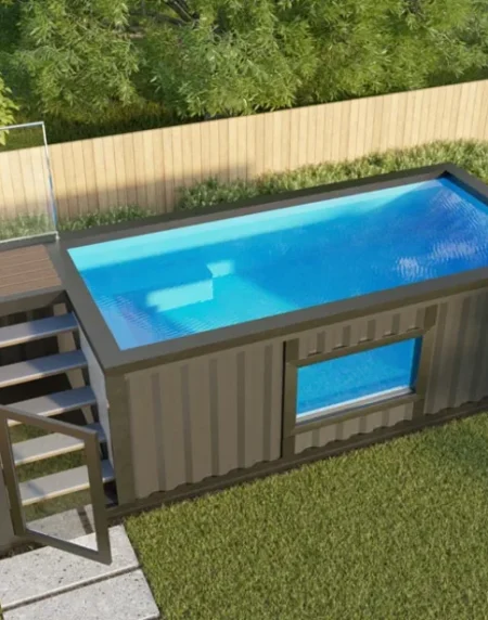 CONTÊINER DE PISCINA DE 20 PÉS