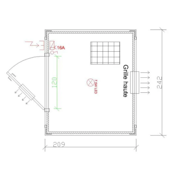 Novo bungalow de armazenamento de 2M para produtos fitossanitários - Image 2