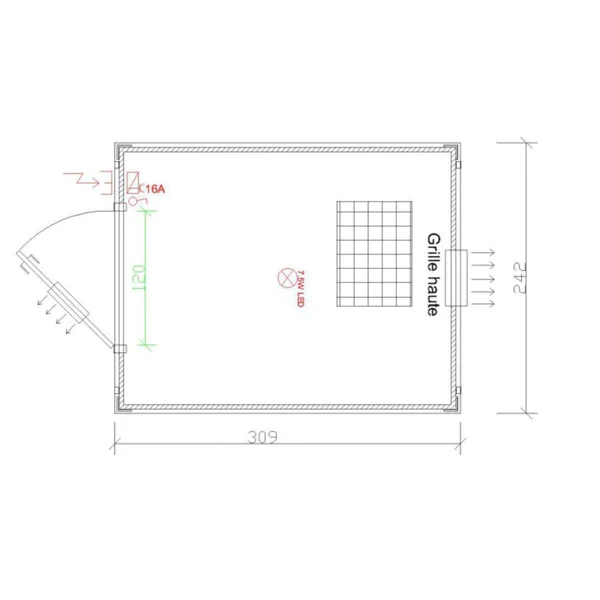 Novo bungalow de armazenamento de 2M para produtos fitossanitários - Image 4