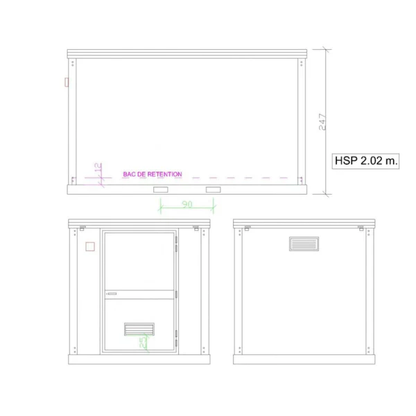 Novo bungalow de armazenamento de 4M para produtos fitossanitários - Image 5