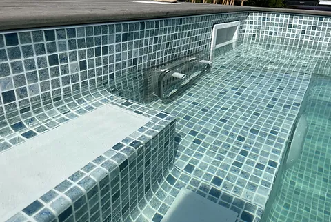 PISCINA CONTÊINER DE 20 PÉS COM JATO DE NATAÇÃO CINZA ANTRACITE - Image 5