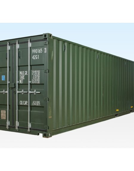 Container Marítimo Verde de 40 Pés (Ral 6007)